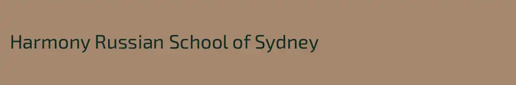 Harmony Russian School of Sydney